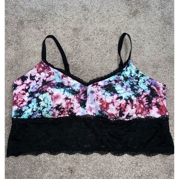 Torrid Tie Dye Lace Bra Top sz 4 (26) - Picture 1 of 7